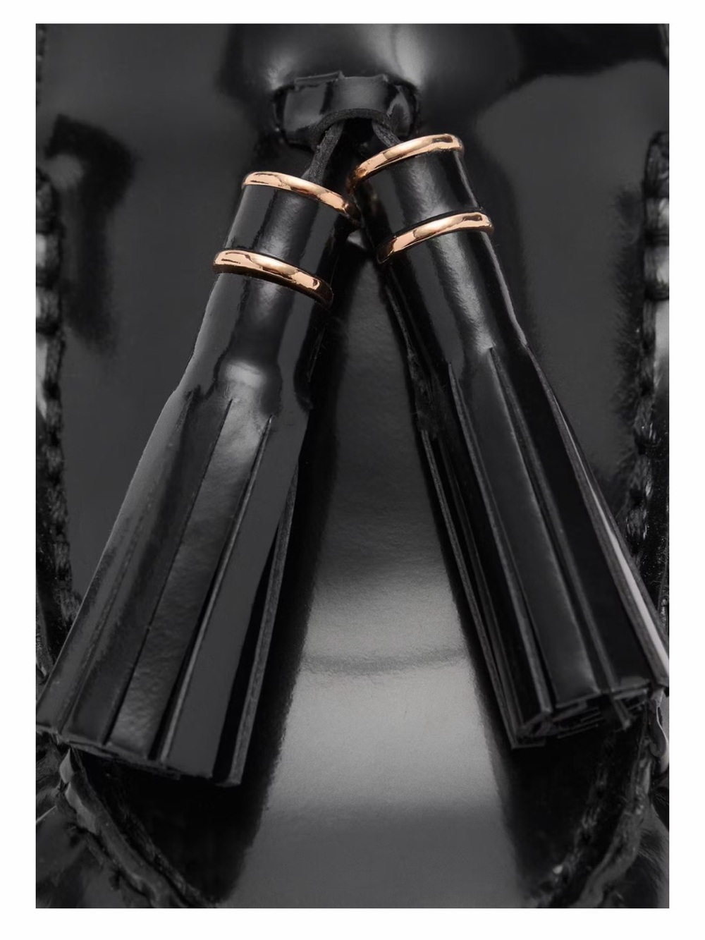 MANGO Black Tassel Loafers - Picture 3 of 16